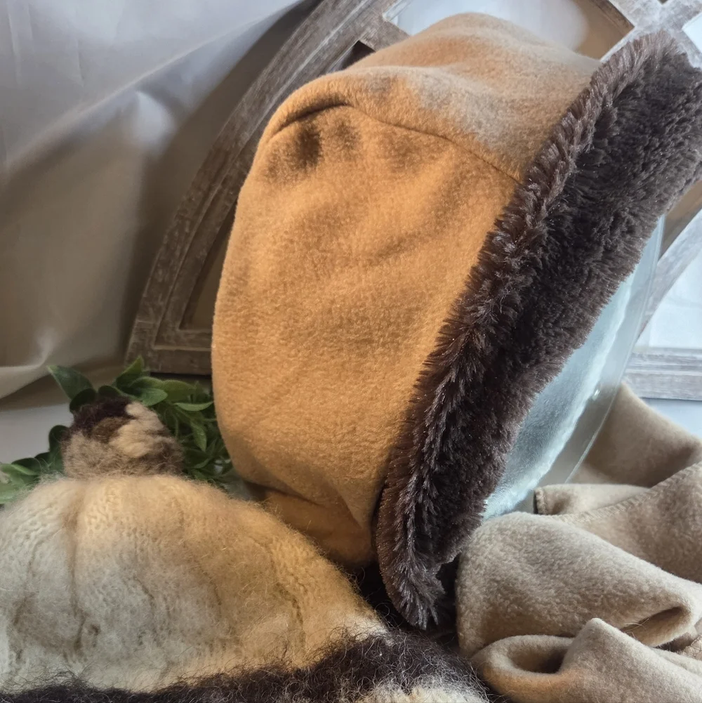 Snow Day Cozy Bundle ❄️ Hooded Scarf (Scoodie) + Fuzzy Knit Beanie
